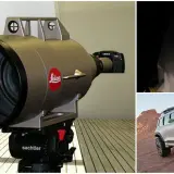Obiettivo Leica, un uomo in abito tradizionale e un concept car Mercedes. Forse il Leica è l'obiettivo più costoso al mondo.