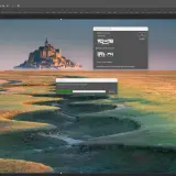 Software per focus stacking in azione: Photoshop fonde livelli per un'immagine nitida.