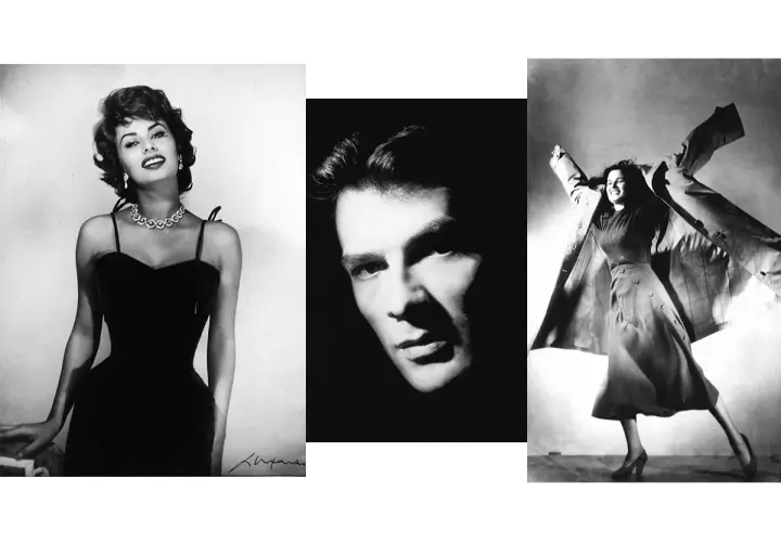 Elio Luxardo cattura la bellezza di Sophia Loren e un uomo misterioso.
