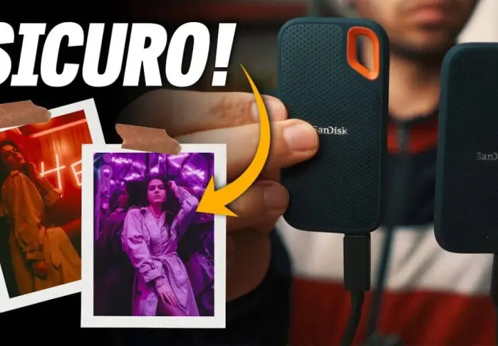 Archiviare foto su hard disk esterno è sicuro! Due SSD SanDisk portatili, pronti a salvare i tuoi ricordi.