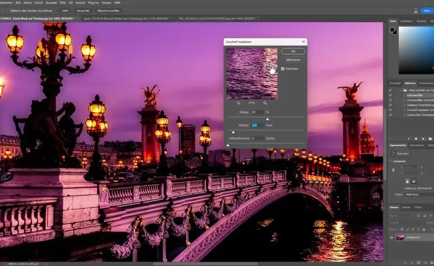 Maschera di contrasto Photoshop - Guida definitiva