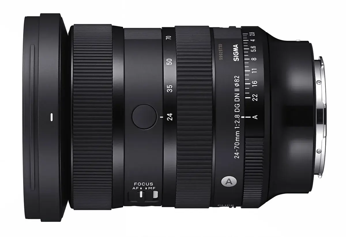 Obiettivo Sigma 24-70mm f/2.8 DG DN II, ideale per la tua prossima recensione fotografica.